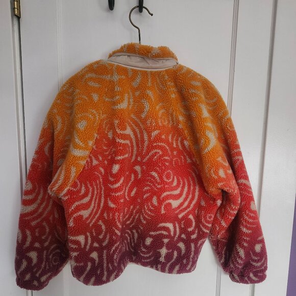 Free People Hit The Slopes Printed Fleece, Like New, Size M - Picture 6 of 8